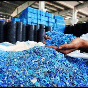 Hdpe Blue Drum Scrap Regrind